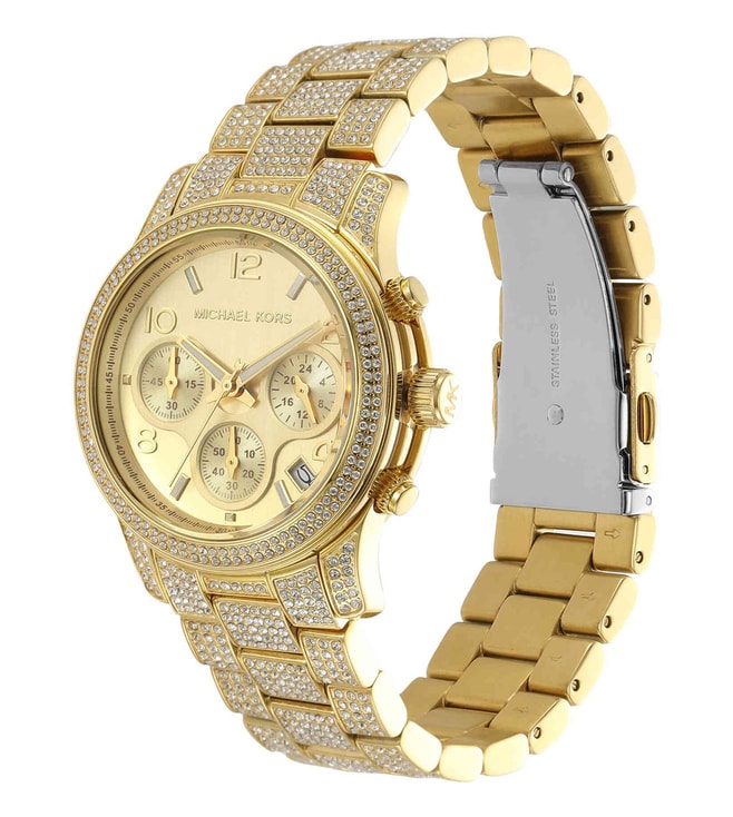 MICHAEL KORS Runway Chronograph Watch for Women MK7435 - KRISHNA WATCH COMPANY