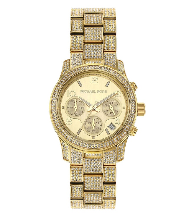 MICHAEL KORS Runway Chronograph Watch for Women MK7435 - KRISHNA WATCH COMPANY