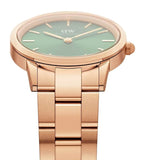 Daniel Wellington Iconic Unisex Green Round Dial Analog Watch - DW00100419K