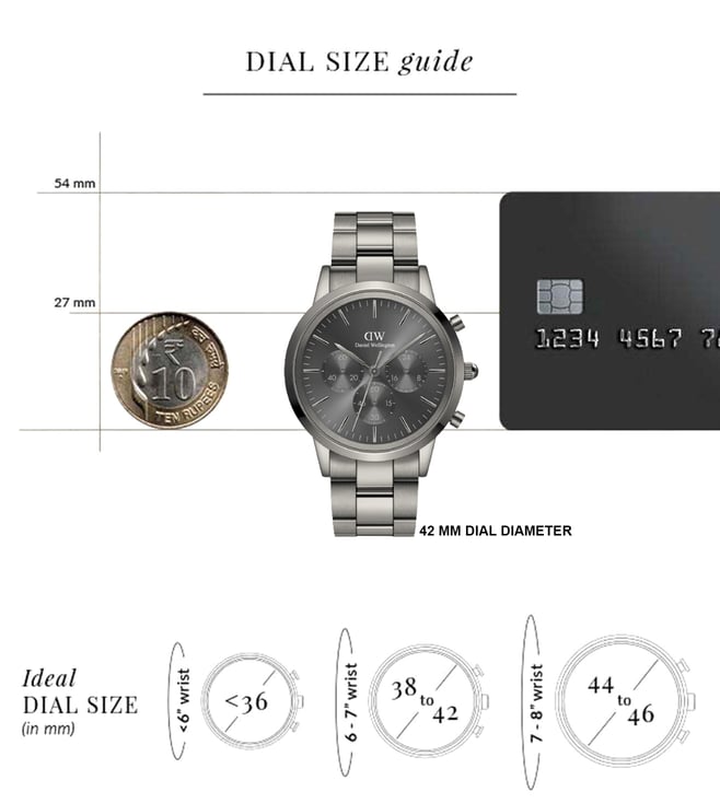 Daniel Wellington Iconic Men Graphite Watch - DW00100643K