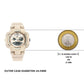 Fastrack Street Line Quartz Analog Digital Off White Dial PU Strap Watch for Girls nr68016pp03
