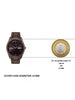 Timex Men Brown Round Analog Brass Dial Watch - TWTG10406 - KRISHNA WATCH COMPANY