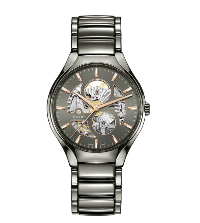 RADO Round Automatic Open Heart Automatic Unisex 40 mm R27108112 - KRISHNA WATCH COMPANY