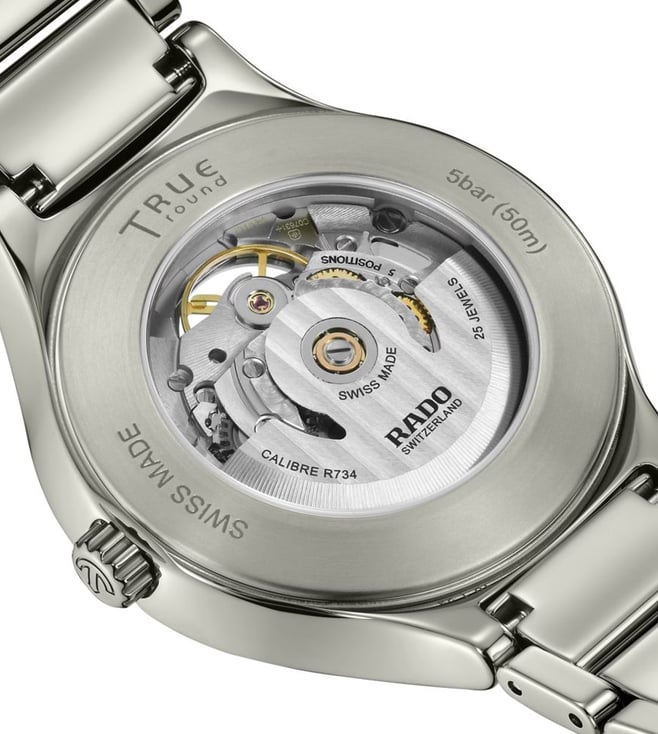 RADO Round Automatic Open Heart Automatic Unisex 40 mm R27108112 - KRISHNA WATCH COMPANY