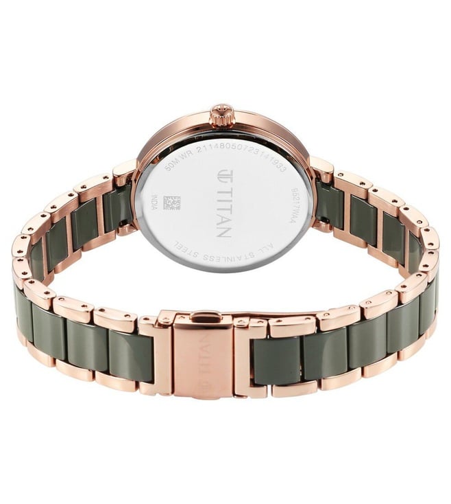 Titan Purple ceramics Watch for Women - 95217KD02
