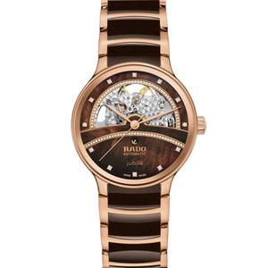 RADO Centrix Diamonds Open Heart Automatic Watch for Women R30029942 - KRISHNA WATCH COMPANY