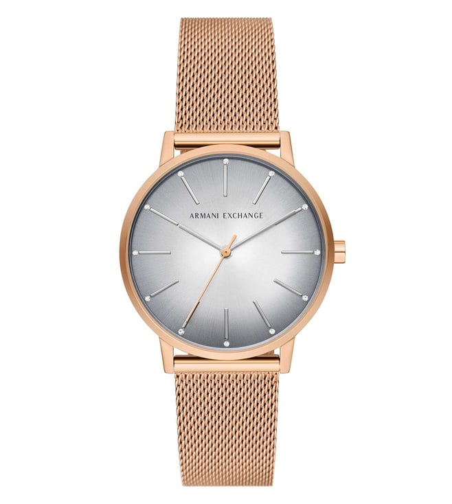 ARMANI EXCHANGE Rose Gold Two Tone Watch-AX5617 - KRISHNA WATCH COMPANY