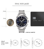Tissot T-Classic Swiss Quartz Chronograph Men 40 mm T1504171104100 - KRISHNA WATCH COMPANY