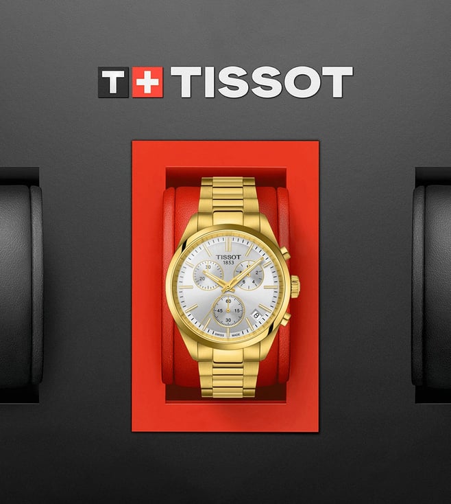 Tissot T-Classic PR 100 Chronograph Watch for Men - T1504173303100 - KRISHNA WATCH COMPANY