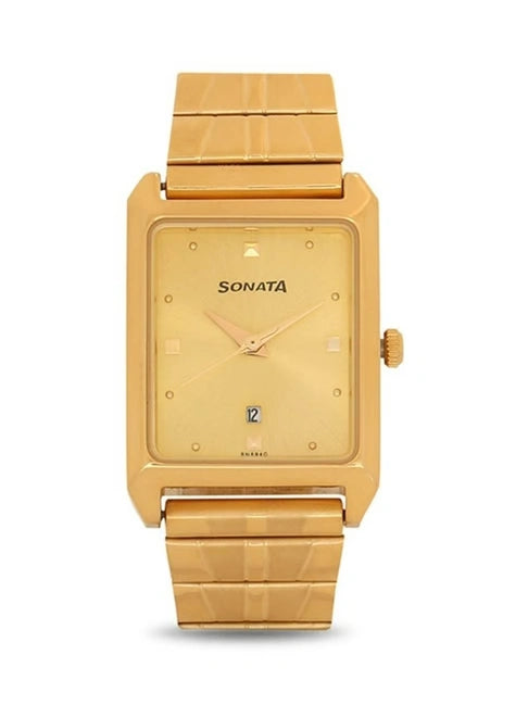 Sonata Analog Watch for Men 7007YM02 - KRISHNA WATCH COMPANY