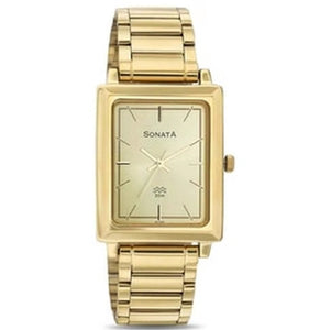 Sonata Analog Watch for Men NS7078YM02 - KRISHNA WATCH COMPANY
