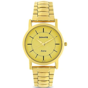 Sonata Astra Analog Watch for Men NS77049YM01 - KRISHNA WATCH COMPANY