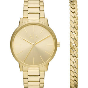 Armani Exchange Analog Watch for Men with Bracelet - AX7144SET - KRISHNA WATCH COMPANY