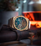 EARNSHAW Drake Dual Time Automatic Watch for Men ES-8291-66