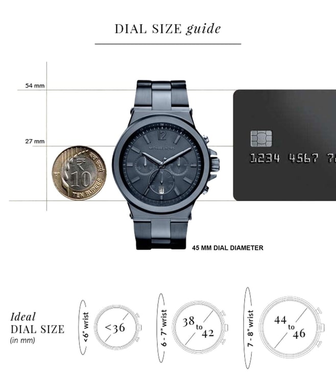 Michael Kors Dylan Outlet Chronograph Watch for Men - MK8655 - KRISHNA WATCH COMPANY