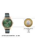 Fastrack Stunners Quartz Multifunction Green Dial Watch for Girls - 6282WL01 - KRISHNA WATCH COMPANY