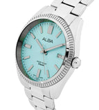 Alba Analogue Blue Dial Men's Stainless Steel Watch-As9S71X1
