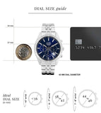 Alba Midnight Blue Dial Chronograph AT3H17X1 - KRISHNA WATCH COMPANY