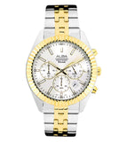 ALBA White+Gold Dial Chronograph AT3H14X1