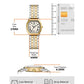 Fossil Harlow Three-Hand Two-Tone Stainless Steel Watch ES5362
