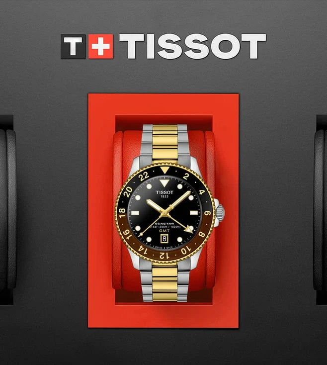 Tissot T-Sport Seastar 1000 Quartz GMT Watch for Men T1208522205100
