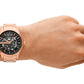 Armani Exchange Men's Automatic Rose Gold-Tone Stainless Steel Watch AX2456