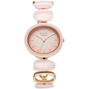 Titan Ceramics Upgrades Analog Watch for Women 95146KD07 - KRISHNA WATCH COMPANY