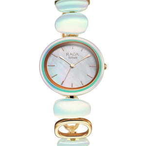 Titan Ceramic s Upgrades Analog Watch for Women 95146KD04 - KRISHNA WATCH COMPANY