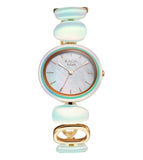 Titan Ceramic s Upgrades Analog Watch for Women 95146KD04