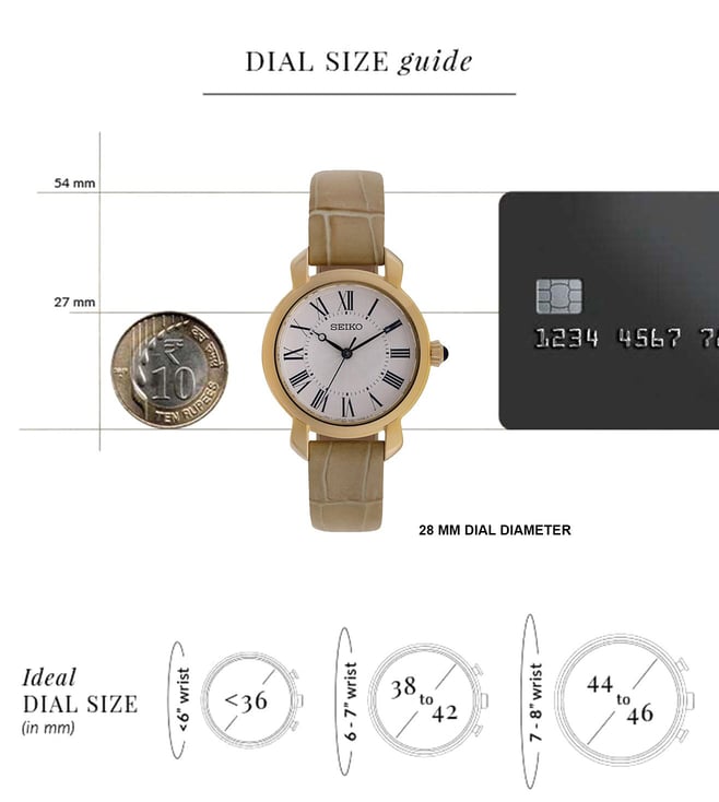 Seiko Analog Watch for Women - SUR626P3