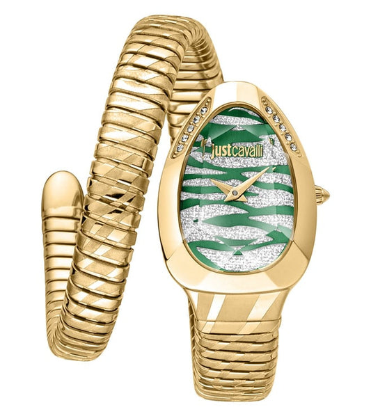 Just Cavalli Snake Just Glam Evo 8 Analog Watch for Women JC1L225M0045
