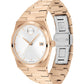 Movado Bold Quest Swiss Qtz White Round Dial Women's Watch - 3601188