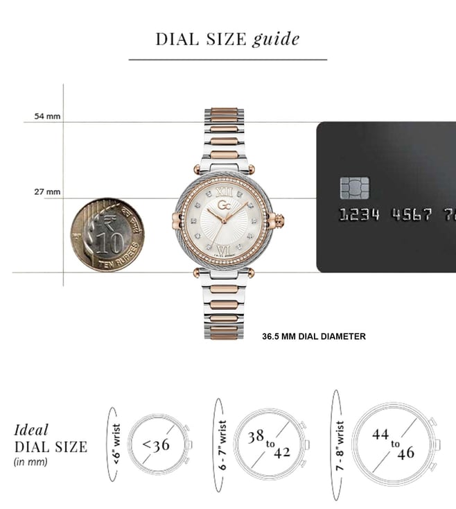 Gc Vogue Cable Analog Watch for Women Z52001L1MF