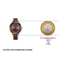 Titan Razzle Dazzle Quartz Analog Brown Dial Stainless Steel Mesh Strap Watch For Women 2764qm01
