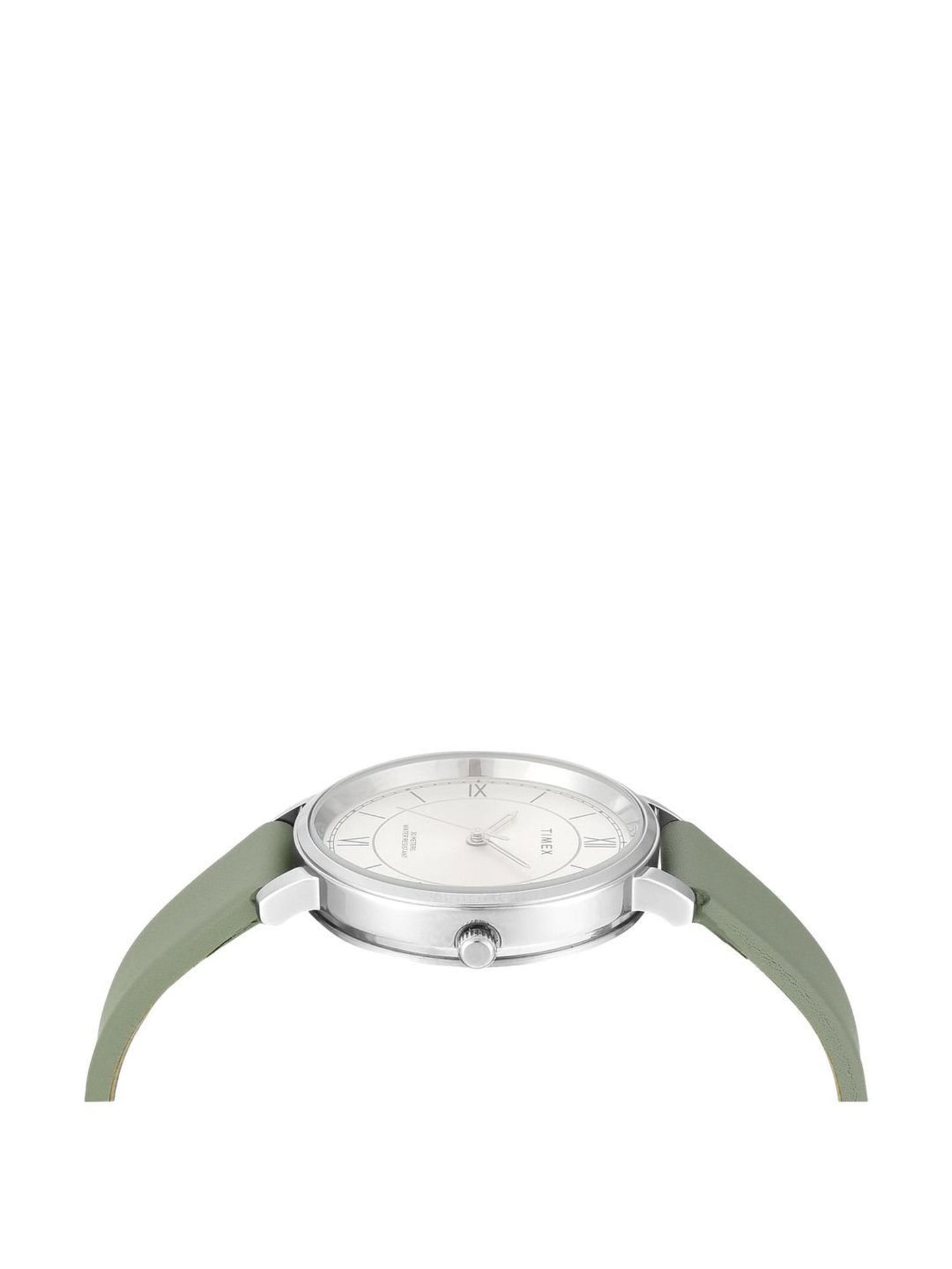 TIMEX Silver Round Dial Quartz Analog Watch For Women TWEL15819