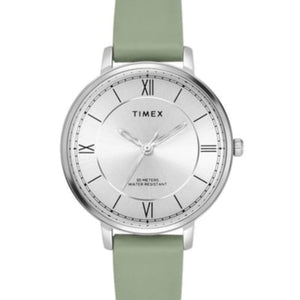 TIMEX Silver Round Dial Quartz Analog Watch For Women TWEL15819 - KRISHNA WATCH COMPANY