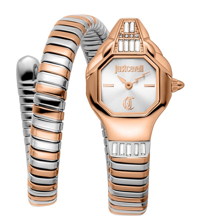 Just Cavalli Brillante Snake Analog Watch for Women JC1L326M0065 - KRISHNA WATCH COMPANY