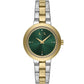 Armani Exchange Women Embellished Dial & Stainless Steel Straps Analogue Watch AX5176