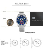 ALBA SIGNA Blue Men 43mm Watch Quartz AT3H97X1