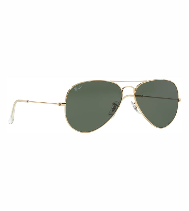 Ray-Ban LEGACY Green UV Protection Pilot Sunglasses Unisex 0RB3025IL02/0558