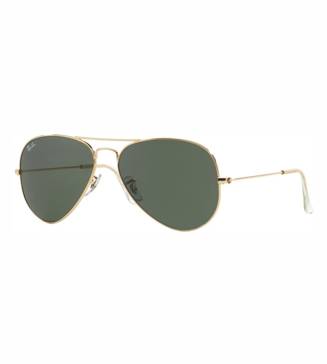 Ray-Ban LEGACY Green UV Protection Pilot Sunglasses Unisex 0RB3025IL02/0558