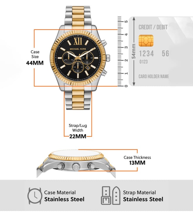 Michael Kors Lexington Quartz Chronograph Men 44 mm MK9207