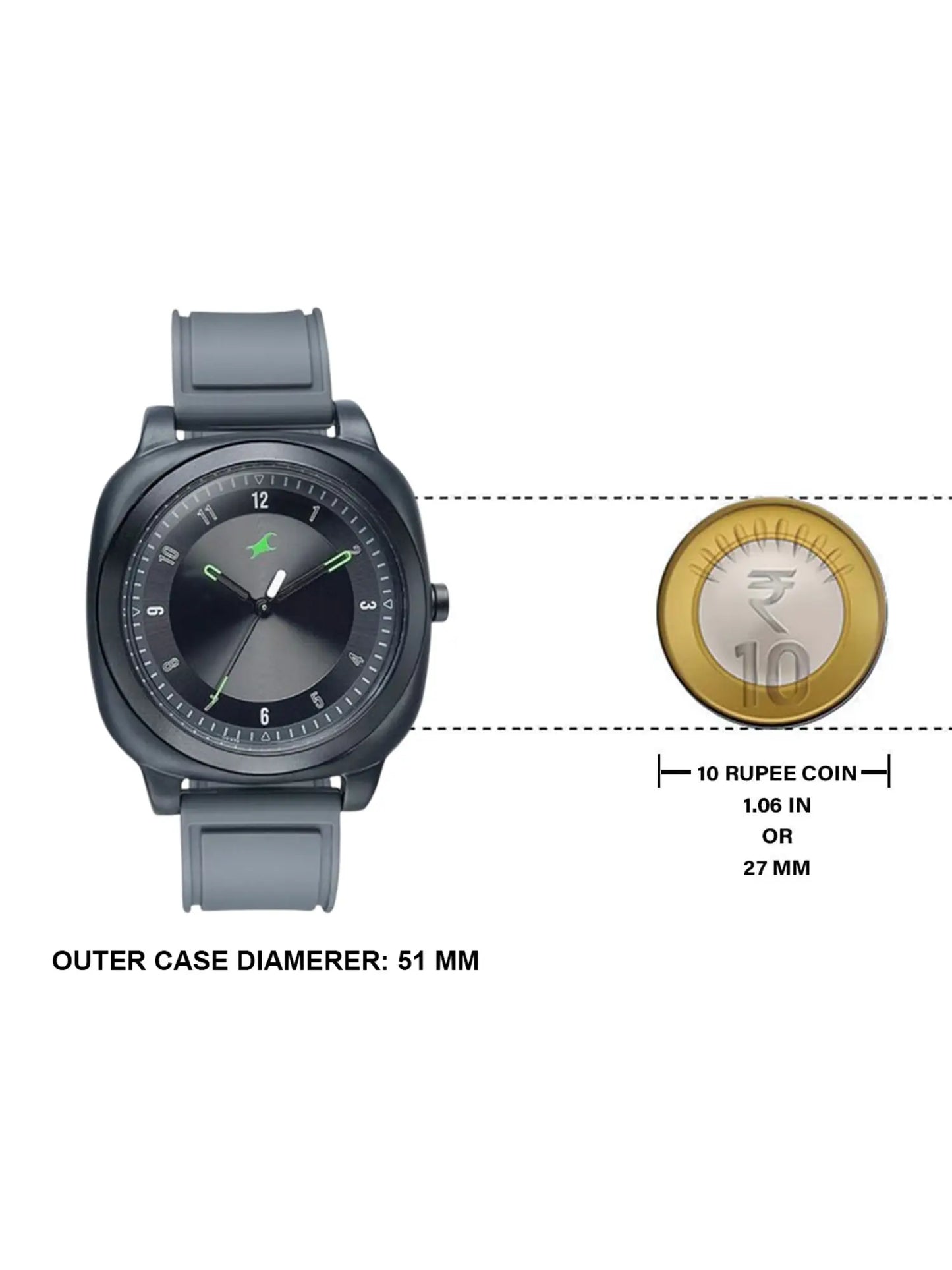 Fastrack Hype Retro Aracde Quartz Analog Watch For Unisex 68034pp10w