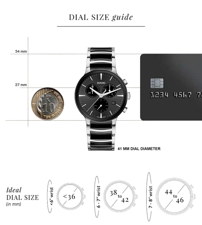 RADO Centrix Quartz Chronograph Men 41 mm R30210152