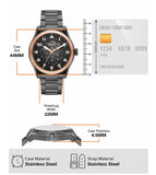 Michael Kors PANORAMA Automatic Men 44 mm MK9219 - KRISHNA WATCH COMPANY