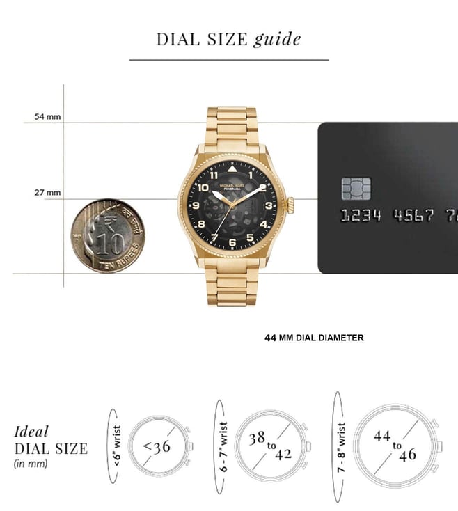 Michael Kors Panorama Automatic Men 44 mm MK9218