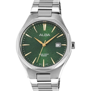 ALBA Prestige Green Men 40mm Watch Quartz AS9U55X1 - KRISHNA WATCH COMPANY