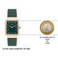 TIMEX Green Rectangle Dial Analog Women's Watch - TWEL20702