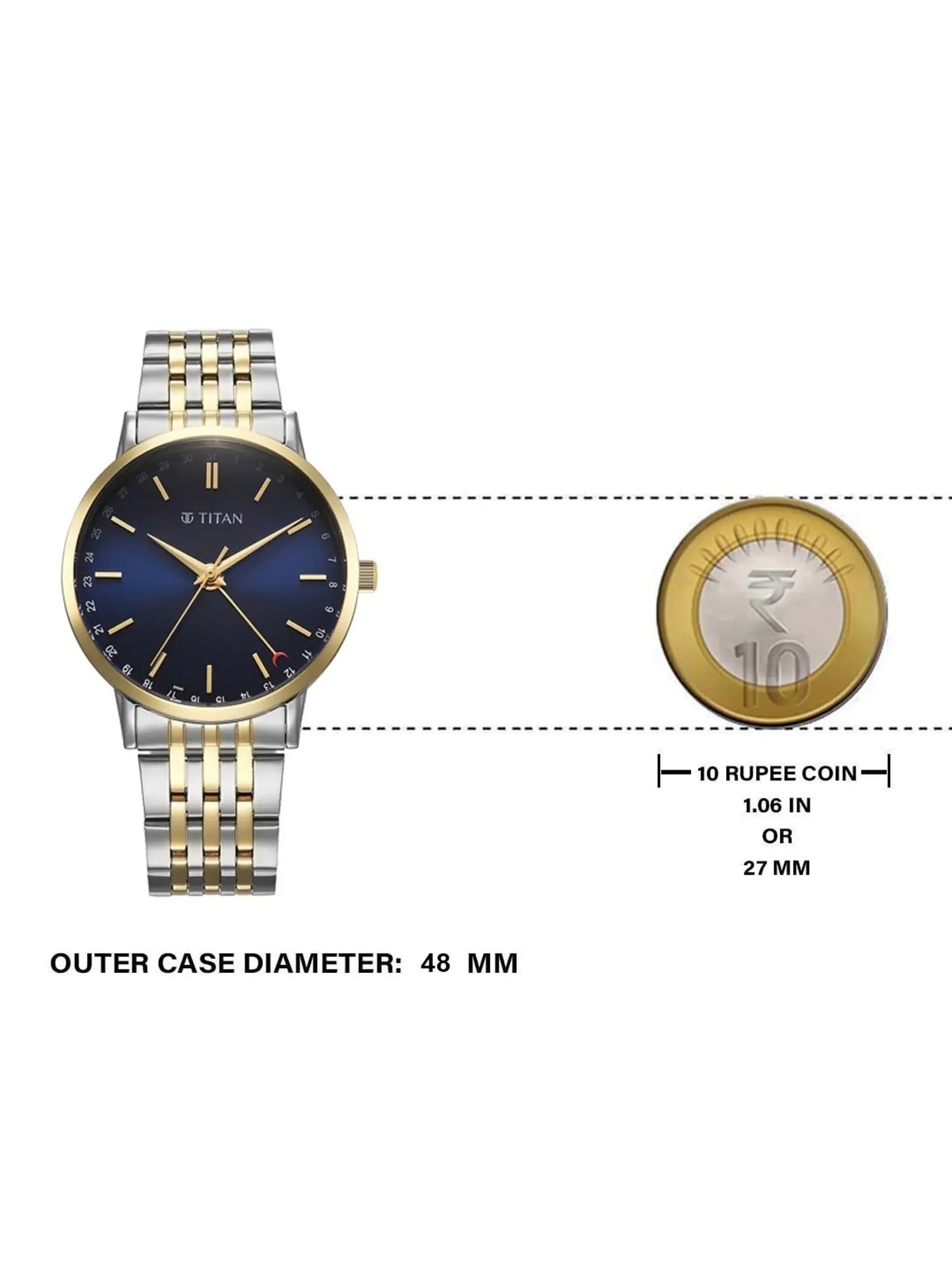Titan Elegance Analog Watch for Men 90202bm01