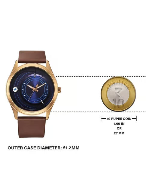Fastrack Groove Quartz Analog Watch For Guys 3317ql01